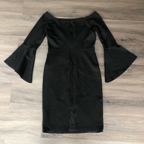 NWOT All She Wants Off the Shoulder Midi Dress - Picture 5 of 10